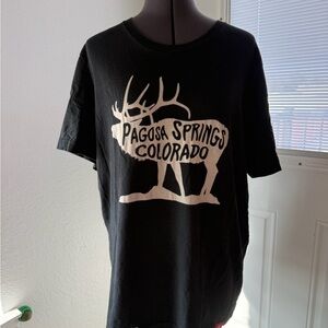 Pagosa Springs Black Graphic Tee